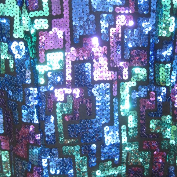 COPY - Vintage Sequin Mini Dress - Picture 4 of 11